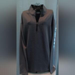 GrandSlam Performance Gray Quarter-Zip Pullover